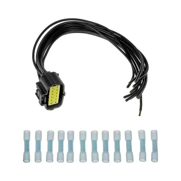 KarParts360 For Ford Explorer Sport Trac 2007 2008 2009 2010 Pigtail Connector | Plastic Material | 15.75 Connector Length | For 3U2Z-14S411-CEAA, 3U2Z-14S411-CEAB