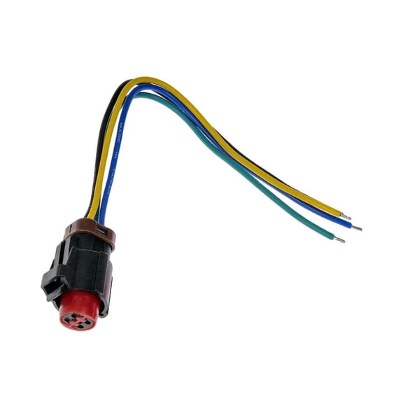 KarParts360 For Ford Explorer Sport Trac 2007 2008 2009 2010 Vacuum Pump Pigtail | Female Blade Terminal Type | Round Shape | 4 Terminal | Replacement For 1U2Z14S411AEA