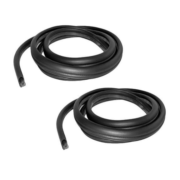 KarParts360 For Ford F-150 1990-1997 Door Weatherstrip Driver And Passenger Side | Pair | Front | Replacement For FO1390101 | 615343331751, FOTZ1520708A