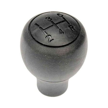 KarParts360 For Ford F-150 1990-2008 Transmission Gear Shift Knob | Rubber and Plastic Material | Press On Attachment | Black | Circular Shape | 2 Inches Diameter | 0.625 Inches Shaft Diameter