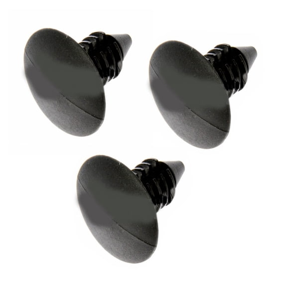 KarParts360 For Ford F-150 1992 93 94 95 1996 Panel Trim Retainer | Nylon, Plastic | Black | 0.313 Inches Fastener Hole Size | Grill Retainer Fastener Type | 11/16 Inches Head Diameter | For 14093311