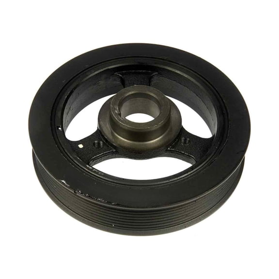 KarParts360 For Ford F-150 1997-2003 Harmonic Balancer | Black Color | Serpentine Drive Belt Type | Keyway Type | 1 Mounting Hole | Replacement For F1AZ6316A, F65Z6312BB