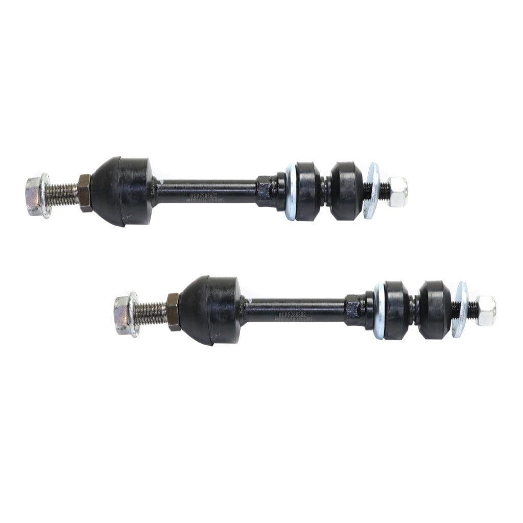 KarParts360 For Ford F-150 2005 2006 2007 2008 Sway Bar Links Front, Driver and Passenger Side | Pair | Non-Extended Type | Greaseable | 4WD | Replacement For 1880543, 2651583, 2651909, 5451374