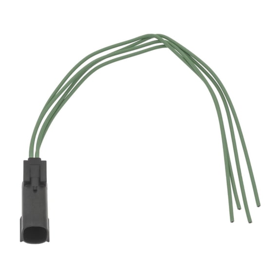 CarLights360 For Ford F-150 2011 2012 2013 2014 HVAC Blower Motor Resistor Connector | Blade Terminal | Round Connector | Female Gender | Replacement For CU2Z14S411ZB