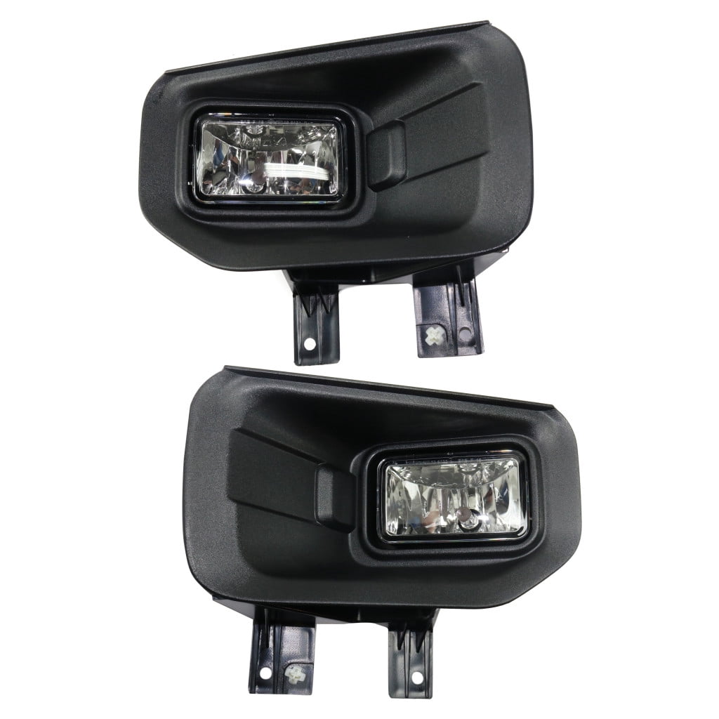KarParts360 For Ford F-150 2015 2016 2017 Fog Lights Front, Driver and Passenger Side Pair CAPA | Clear Lens | LED | All Cab Type | w/ Mounting Bracket | FO2593244, FO2592244 | FL3Z15200A, FL3Z15201A