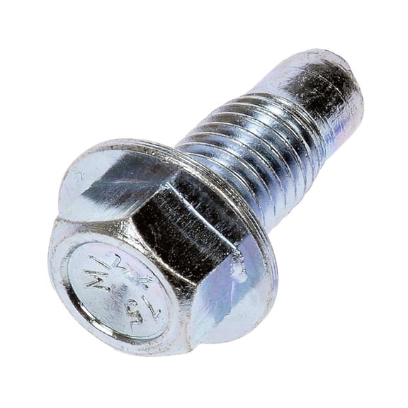 KarParts360 For Ford F-150 2019-2025 Oil Drain Plug | Steel Material | Silver Color | 5.8 Bolt Grade | Conventional Drain Method | Replacement For 3538469, 10017615