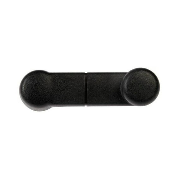 KarParts360 For Ford F-150/F-250 1990-1996 Window Handle | Textured Black Knob | Plastic Knob | Clip Window Crank Shaft Attachment | Replacement For E6DZ 5423342-A, E6DZ 5423342-D