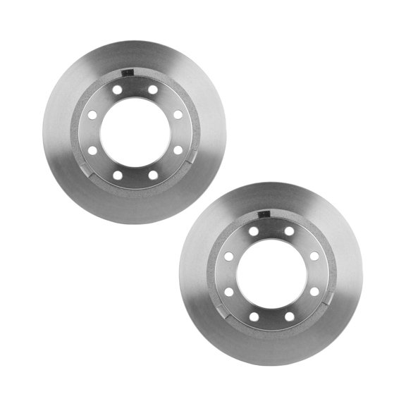 KarParts360 For Ford F-250/350 Super Duty 2012-2023 Brake Discs Rear | Pair | Cast Iron | Natural | Plain Surface | 14.29 Inches Outside Diameter | Vented | With 8 Lugs | Replacement For DC3Z2C026A