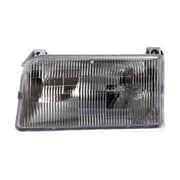 KarParts360 For Ford F-250/F-150/Bronco 1992 93 94 95 1996 Headlight Driver Side | Clear Lens | Plastic Housing | Plastic Lens Material | 1 Light | 12.8 V | Replacement For F2TZ13008B