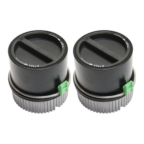 KarParts360 For Ford F-250/F-350 Super Duty 2001 2002 2003 2004 Locking Hubs Front, Driver And Passenger Side | Pair | Manual Locking | 4WD | Replacement For 1C3Z3B396DA