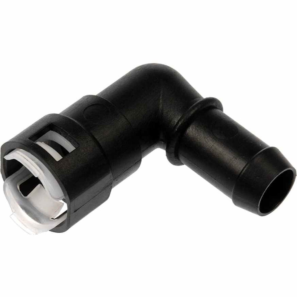 KarParts360 For Ford F-250/F-350 Super Duty 2011 12 13 14 15 2016 Hose Connector | Plastic | Quick Disconnect End 1 | Hose Barb End 2 Type | 90 degrees Fitting Angle | Quick Connect System