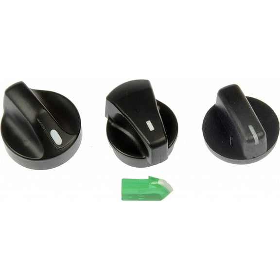 KarParts360 For Ford F-250 HD/Lobo 1997 Temperature Control Knob | Plastic | Black Color | Push On Attachment Method | Temperature Control Functions | Standard Replacement Item Grade | F3TZ18519A