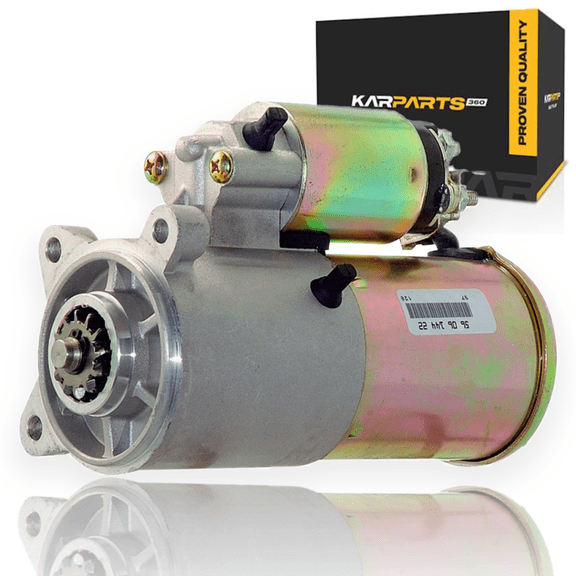 KarParts360 For Ford F-350 2011-2013 Starter | Aluminum | Closed Nose Cone | Grounded Case Grounding | Clockwise Starter Rotation | Replacement For 88877152
