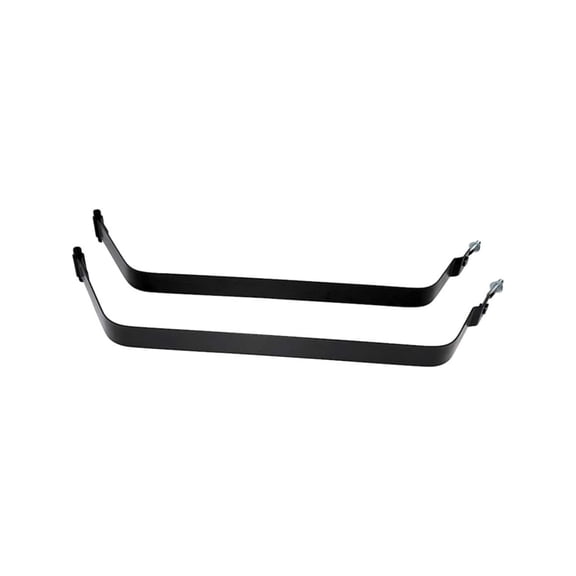 KarParts360 For Ford F-350 Super Duty 1999-2007 Fuel Tank Straps | Steel | Black Color | 26 Inches Strap 1 Length | 1.5 Inches 1 Width | 26 Inches 2 Length | For J5354959, J5356347