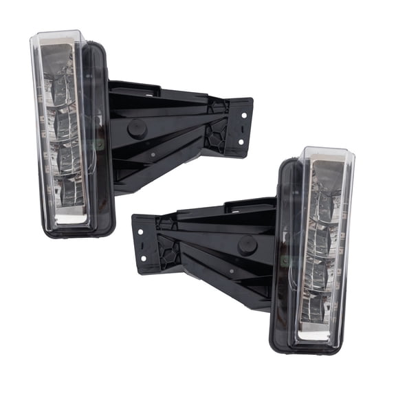 KarParts360 For Ford F-450/350/250 Super Duty 2020 2021 2022 Fog Lights Driver And Passenger Side | Pair | LED | With Bulbs | Crew Cab/Extended Cab | For FO2592260, FO2593260 | LC3Z15201C, LC3Z15200C