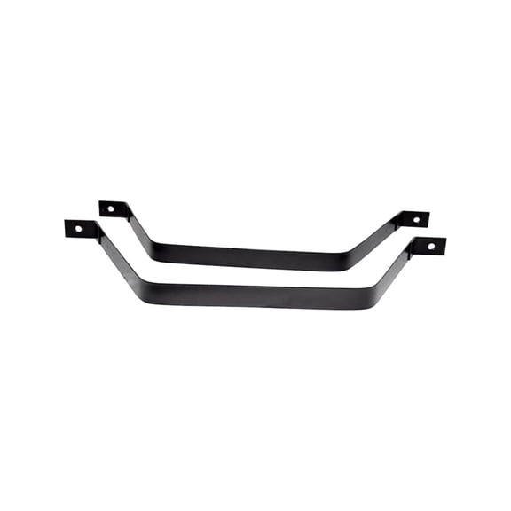 KarParts360 For Ford F-450/F-550 Super Duty 1999-2010 Fuel Tank Strap Set | Steel | Black Color | 37.5 Inches Strap 1 Length | 1.28 Inches Strap 1 Width | Replacement For 52100334AB, 52100334AC