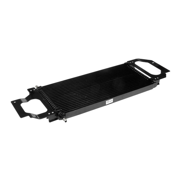 KarParts360 For Ford F-450/F-550 Super Duty 2008-2016 Transmission Oil Cooler | Black Housing Color | Aluminum | Hose Barb Inlet Attachment Type | 2.36 Inches Depth | 0.5 Inches Inlet Diameter