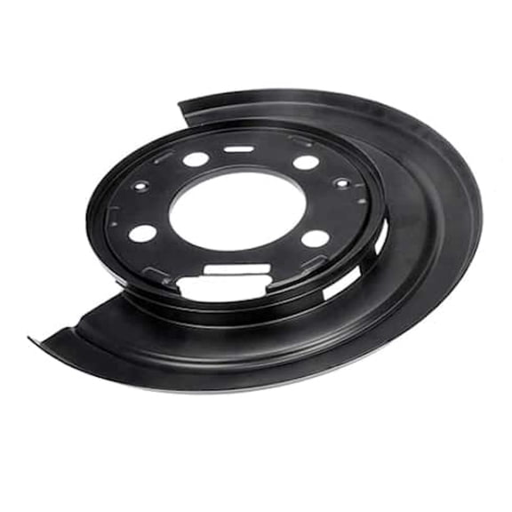 KarParts360 For Ford F-450 Super Duty/F-350 2011 2012 Brake Backing Plate Rear, Driver OR Passenger Side | Steel | Disc Brake Type | One Piece Configuration | 4 Lug Hole | For 5C3Z2B636AA, 5C3Z2B636B