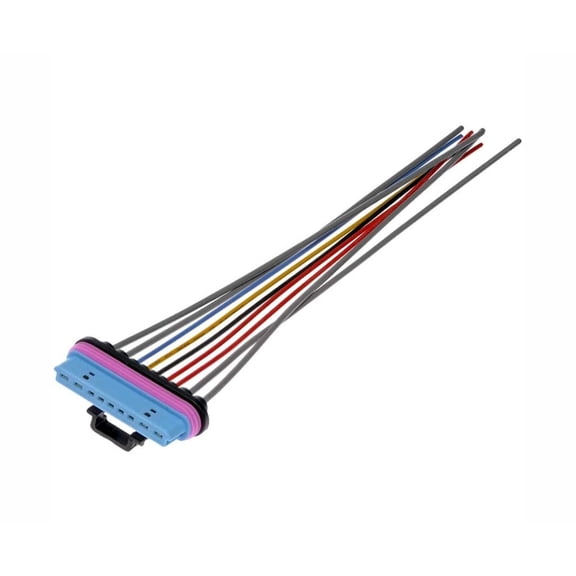 KarParts360 For Ford F-450 Super Duty/F-550 Super Duty 1999 00 01 02 2003 Pigtail Connector | Plastic Terminal | Male Blade Pin Terminal | 18 Gauges Wire Measurement | For F81Z6584AA, 1826703C1