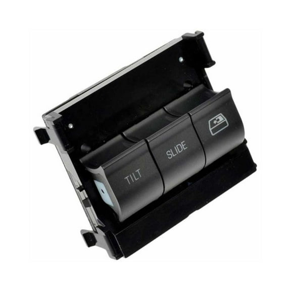 KarParts360 For Ford F-450 Super Duty/F-550 Super Duty 2011 12 13 14 15 2016 Power Sunroof Switch | Black Color | Male Blade Terminal | Male Square Connector | Replacement For 9L3Z15B691DA