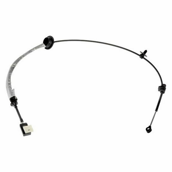 KarParts360 For Ford F-550/F-450 Super Duty 2007 Gearshift Control Cable | Steel | Plastic Jacket | Eyelet End 1 and 2 | 58.8 Inches Length | 0.08 Inches Cable Diameter | Replacement For 5C3Z-7E395-C