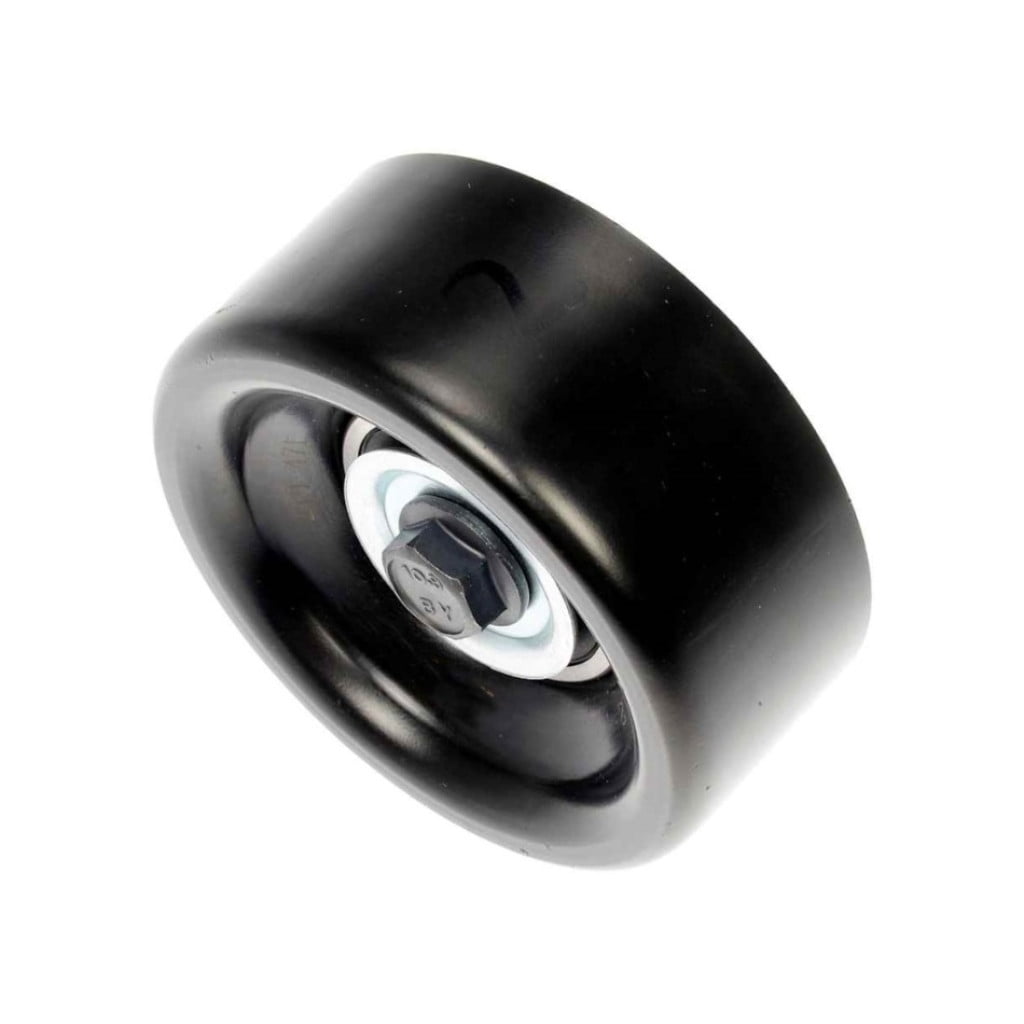 KarParts360 For Ford F-650/F-750 2016 2017 2018 2019 Engine Idler Pulley | Aluminum Material | Hex Bolt Head | Black | 3 Millimeters Material Thickness | 3 Millimeters Material Thickness | CC3Z8678A