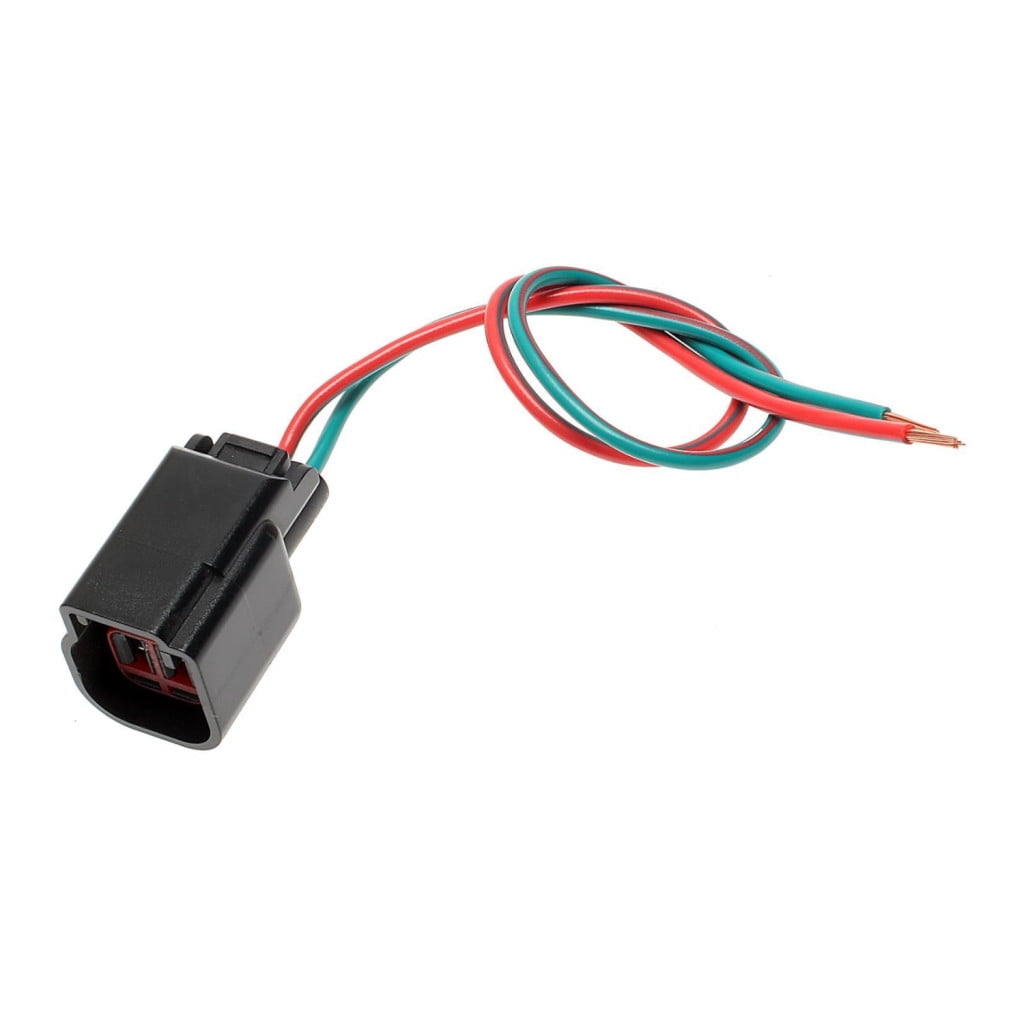 CarLights360 For Ford Fiesta 2011 2012 2013 Electrical Connector | Plastic | Metal Contact Terminal Material | Blade Terminal | Push On Attachment | Square Connector | 3U2Z14S411RPB, 3U2Z14S411RPC