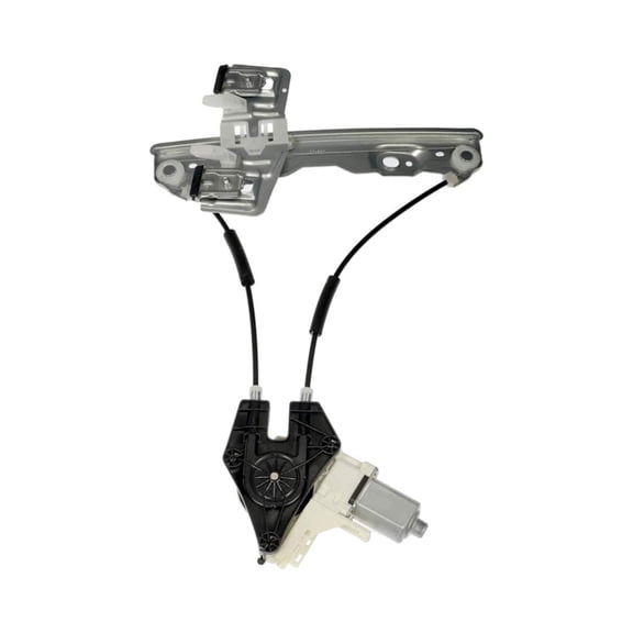 KarParts360 For Ford Fiesta 2011-2019 Power Window Regulator And Motor Passenger Side | Rear | Metal, Plastic | Bolt Attachment | Steel Frame | Plastic Housing | Automatic Down Operation Type