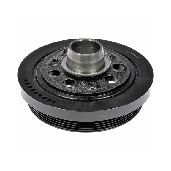 KarParts360 For Ford Focus 2000 01 02 03 2004 Harmonic Balancer Assembly | Black | Serpentine Drive Belt Type | 82.1 Millimeters Depth | 37.44 Millimeters Inside Diameter | 53022084AA, 53022412AA