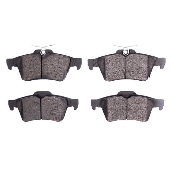KarParts360 For Ford Focus 2016 2017 2018 Disc Brake Pads | Mechanical Pad Wear Sensor | 51.3 Millimeters / 2.02 Inches Inner Pad Height | 51.8 Millimeters / 2.04 Inches Outer Pad Height
