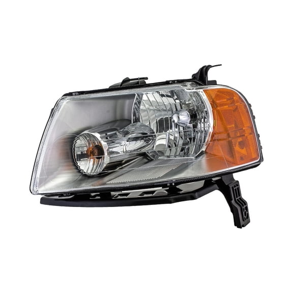 KarParts360 For Ford Freestyle 2005 2006 2007 Headlight Driver Side | Clear Lens | Plastic Material | 12.8 Volts Direct Current | With Bulbs | Replacement For 5F9Z13008B, 5F9Z13008BA