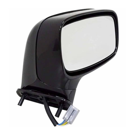 KarParts360 For Ford Mustang 1990 1991 1992 1993 Door Mirror | Black Housing | Plastic Material | Electric Adjustment | Screws Attachment | Powered Mirror | Replacement For E8ZZ17682A