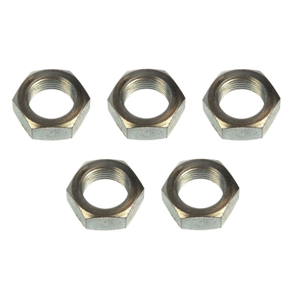 KarParts360 For Ford Mustang 1990 1991 1992 1993 Spindle Nuts | 5 Pieces | 1-1/8 Inches Hex Size | 13/16-20 Thread Size | Replacement For 3199506, 383840-S