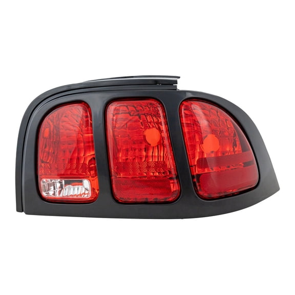 KarParts360 For Ford Mustang 1996 1997 1998 Tail Light Passenger Side | Excluded Painted Rim | Excluded Bulbs | Replacement For FO2801142 | F7ZZ13404CA