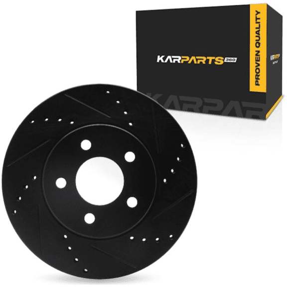 KarParts360 For Ford Mustang 2005 06 07 08 09 2010 Brake Rotor Front, Passenger Side | Cast Iron | Vented | 30 Millimeters/1.18 Inches Nominal Thickness | 293 Millimeters/11.54 Inches Outside Diamete