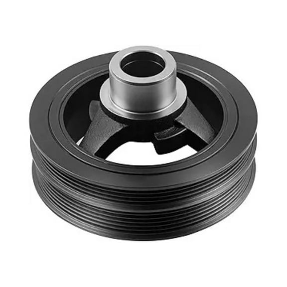 KarParts360 For Ford Mustang 2011 2012 2013 2014 Harmonic Balancer | Black | Serpentine Drive Belt | 16.5 Millimeters Depth | 17.5 Millimeters Inside Diameter | Replacement For BR3Z6312B, BR3Z6312C