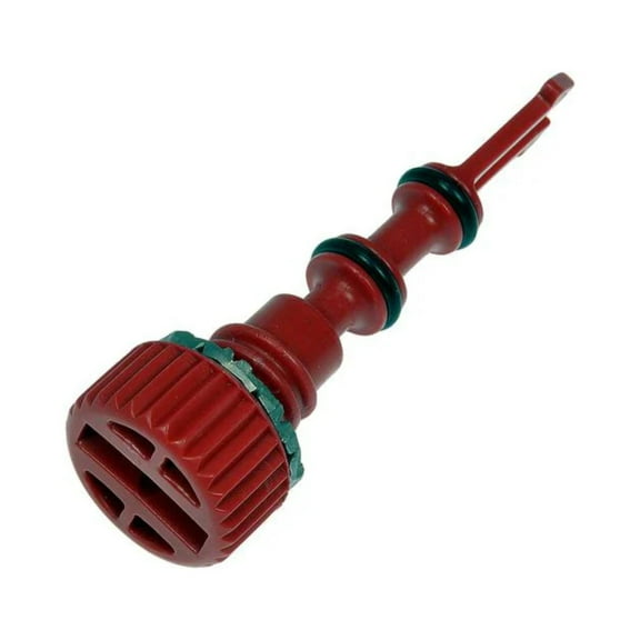 KarParts360 For Ford Police Interceptor Sedan/Taurus 2013-2019 Radiator Drain Cock | Plastic And Steel | Red | Coarse Thread Type | M11 Thread Size | With Washer | Replacement For 5000185, 5140661AA