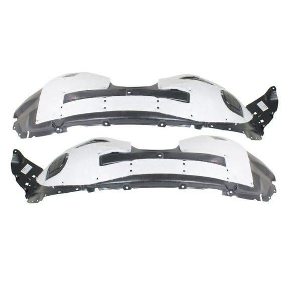 KarParts360 For Ford Police Interceptor Utility 2016 2017 2018 2019 Fender Liner Driver And Passenger Side | Pair | Front | CAPA | PP Plastic | For FO1248178C, FO1249178C | FB5Z16103B, FB5Z16102B