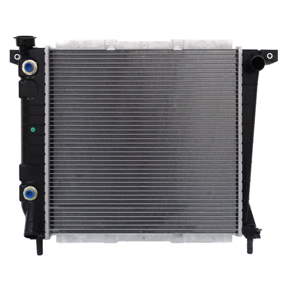 KarParts360 For Ford Ranger 1990 91 92 93 1994 Radiator | Plastic/Aluminum | 4.0L V6 | 1 Inches Core Thickness | 1 1/2 Inlet/Outlet Size | 18 1/8 By 18 By 1 Inches Core Size | FO3010221 | FOTZ8005CA