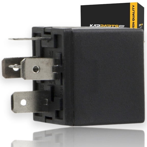 KarParts360 For Ford Ranger 1995-2007 Auxiliary Heating and A/C Blower Motor Relay | Plastic Cover | Gold Classification | Press-In Mounting | Male and Blade Terminal | Male Connector
