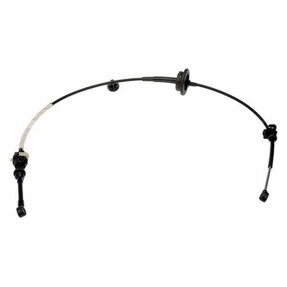 KarParts360 For Ford Ranger 1997-2003 Gearshift Control Cable | Steel Cable | Plastic Jacket | Retainer End 1 | 52 Inches Length | 0.25 Inches Cable Diameter | Replacement For F77Z7E395LB