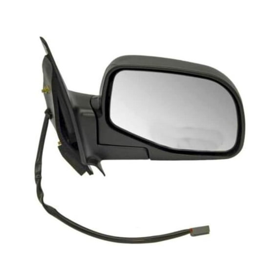 KarParts360 For Ford Ranger 1998 99 00 01 2002 Door Mirror Passenger Side | Black Housing | Plastic | Electric Adjustment | Clear Glass | Powered Mirror | Rectangular | Replacement For F57Z17682B