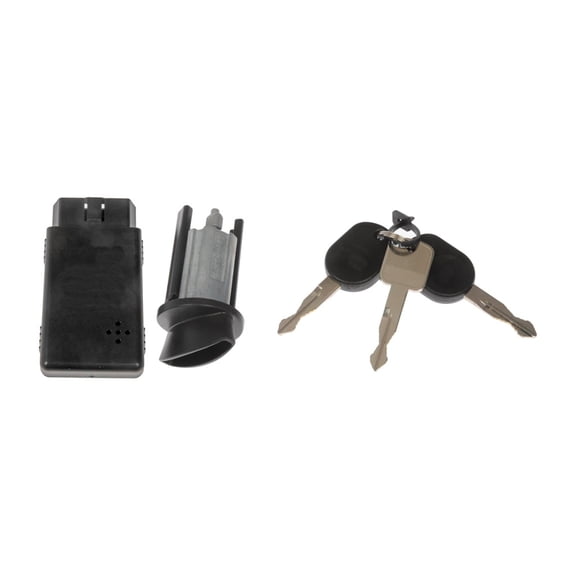 KarParts360 For Ford Taurus 2000 2001 2002 2003 Ignition Lock Cylinder | Black Housing | Metal Material | With 2 Keys | Excluded Wiring Harness | Replacement For 1F2009012B, 1L3Z11582AA