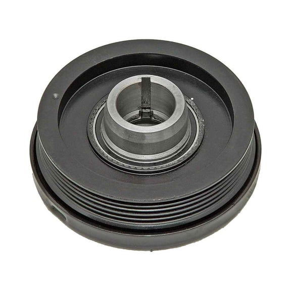 KarParts360 For Ford Topaz 1990 91 92 93 1994 Harmonic Balancer | Black | Serpentine Drive Belt | Keyway | 58 Millimeters Depth | Replacement For F33Z6312B, F6PZ6312-AA