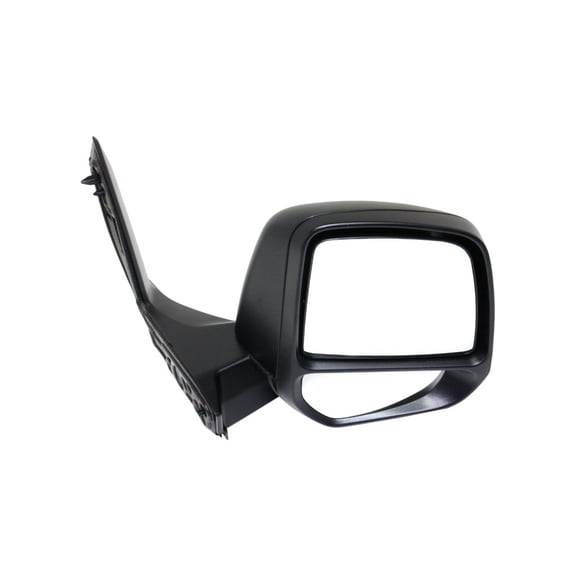 KarParts360 For Ford Transit Connect 2014-2022 Wagon Door Mirror Passenger Side | Fits Van | Textured Black | Manual Folding Large Type Convex Glass w/Small Convex Mirror | FO1321538 | DT1Z17682S-PFM