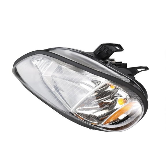 KarParts360 For Freightliner M2 106 2003-2021 Headlight | Clear Lens | Polypropylene Housing Material | 12 VDC Volts | 55 Wattage | Bulbs Included | Replacement For A06-35853-000, A06-51039-000