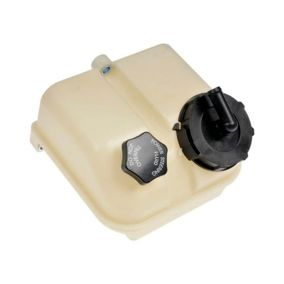 KarParts360 For Freightliner M2 2015 Power Steering Reservoir | Plastic Material | Black And White Color | Separated Type | With Cap And Filter | Replacement For A1414796003, A1419133000