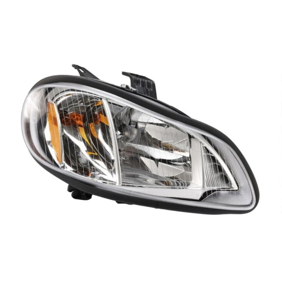 KarParts360 For Freightliner M2 2020 2021 2022 Headlight | Clear Lens | Polypropylene Housing Material | 12 VDC Volts | 55 Wattage | Bulbs Included | Replacement For A06-35853-001, A06-51039-001