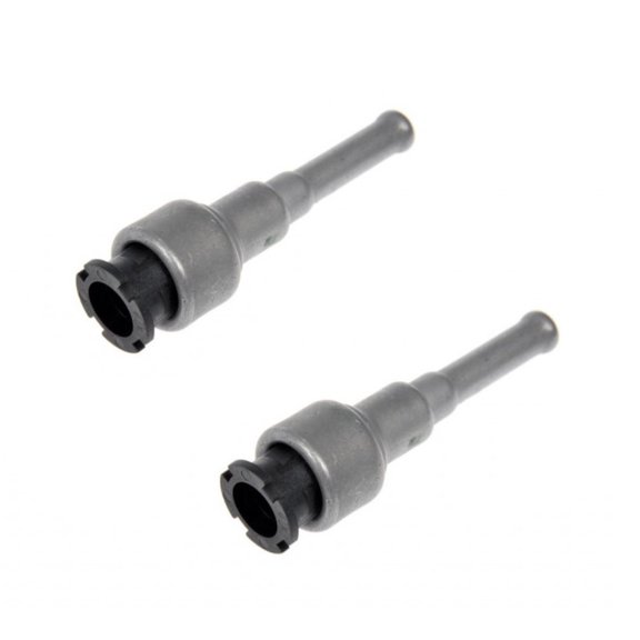 KarParts360 Fuel Line Connector | Nylon | Black | Female End 1 | 180 Degree Angle | High Fluorine Fluorocarbon | Barb; Quick Disconnect End 1