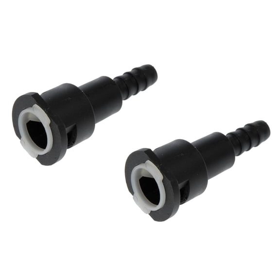 KarParts360 Fuel Line Connectors | Plastic Material | Quick Disconnect End 1 Connector | 1/4 Inches Fitting Size End 1 | 2 Pieces | Replacement For FLRQ-045, 2973